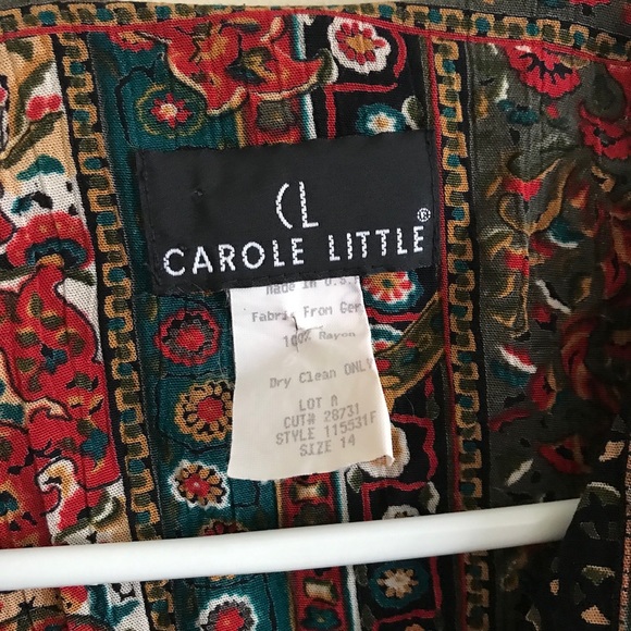 VINTAGE 90s Floral Boho Jacket Top - Picture 9 of 9